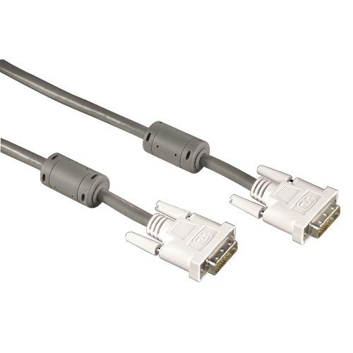 Heimkinosysteme: Hama DVI-Anschlusskabel Dual Link DVI-Stecker - DVI-Stecker, 5 m