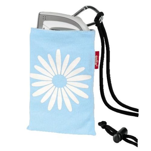 Handys ohne Vertrag: Golla Telefontasche "Flower", Blau
