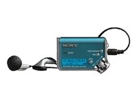 Festplatten: Sony NW-E 55 Tragbarer MP3-Player 128 MB blau / silber