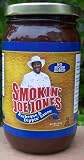 Low Carb BBQ Sauce No Sugar Added by Smokin' Joe Jones Barbecue & Dippin' Sauce. Sweetened with Sucralose, this sauce is perfect for the diabetic or sugar intolerent barbeque lover. No brown sugar means this sauce won't burn on the grill. No preservatives, 0 fats, 0 cholesterol, gluten free & kosher certified. 18oz. net weight glass jar.