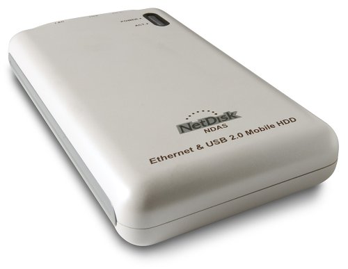 Computerzubeh&ouml;r: XIMETA NetDisk Mini 80 GB NDAS Hard Drive mit Fast Ethernet Anschluss und USB 2.0 Schnittstelle