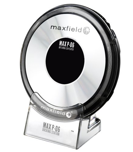 MP3 Player: maxfield MAX P-06 Tragbarer MP3-WMA-CD Player silber
