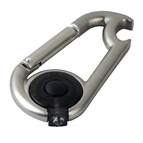 Heimkinosysteme: Hama LED-Karabiner 3in1, Silber
