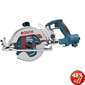 Bosch 1677MD 7-1/4-Inch 15 Amp Wormdrive Construction Saw with Direct Connect