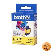 Brother LC41Y Yellow Ink Cartridge