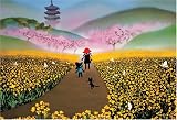 300ピース 菜の花の道