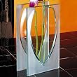 Frosted Crystal Vase