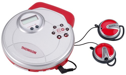 TV Ger&auml;te: Thomson LAD 940 CD-Player Silver / Red