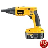 DEWALT DC520KA Heavy Duty 18-Volt Ni-Cad Cordless Drywall/Deck Screwdriver Kit