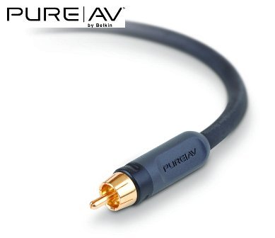 Kamerazubeh&ouml;r: Belkin PureAV Digitales Koaxial-Audiokabel aus der Blue-Serie 0,9 m