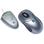 Elektronik und Foto: A-Four Tech 3D Wireless wheel mouse combo Maus schnurlos 3 Tasten 520dpi + Tastenrad silber