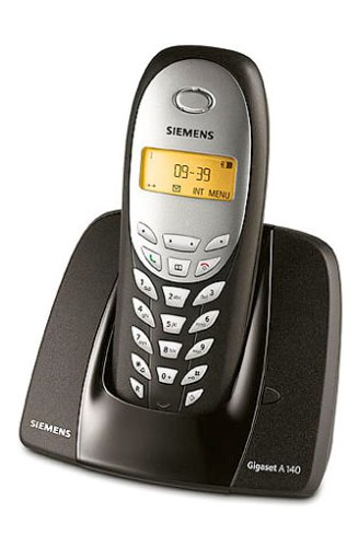 Festplatten: Siemens Gigaset A140 espresso, schnurlos Telefon DECT, Anruferanzeige CLIP