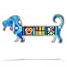 Dachshund Dog Breed Jewelry Miniature Dachshund Jewelry : Blue Dachshund Dog Pin from the Artazia Collection