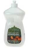 Seventh Generation Natural Citrus Scent Dish Liquid 28 Ounces