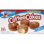 Drakes Coffee Cakes, 16 ct