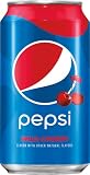 Pepsi Wild Cherry Cola, 6 Pack Of 12 fl oz Cans, 72 fl oz