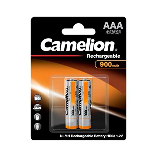 Camcorder: Camelion Micro AAA Digital Spezial Akku NiMH 900mAh schnellladef�hig, 2er Blister (2 St�ck)