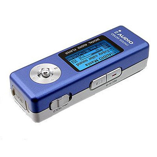 Navigationssysteme: iAUDIO U2 Tragbarer MP3-Player 512 MB blau