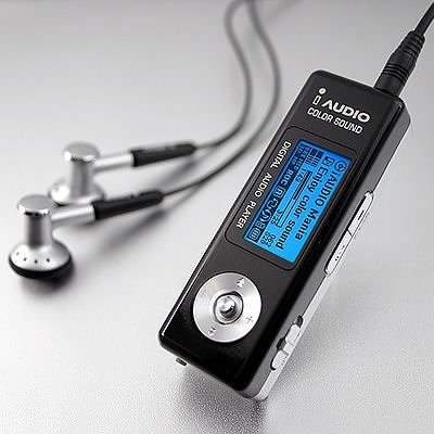 Navigationssysteme: iAUDIO U2 Tragbarer MP3-Player 1 GB schwarz