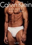 Calvin Klein Mens Microfiber Seamless Hip Brief