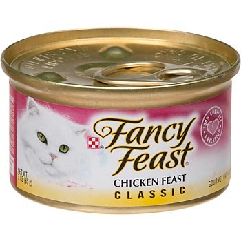 Friskies Fancy Feast Gourmet Chicken Feast Gourmet Cat Food- net wt. 3 oz., case of 24