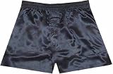 Navy Blue silk boxer shorts for men