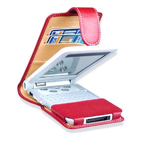 Camcorder: Covertec Ledertasche Sony NX70 (red)