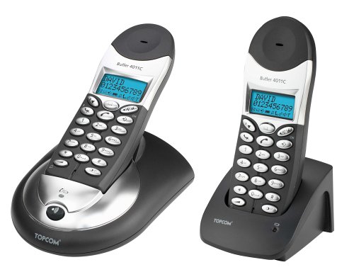 TV Geraete: Topcom Butler 4011 Deluxe DUO, DECT, GAP Schnurloses Telefon mit zus�tzlichem Mobilteil