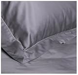 Divatex 300-Thread-Count 100% Cotton Standard Sham, Pewter