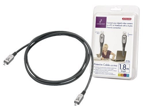 Festplatten: Sitecom FW-103 Firewire Kabel 4/4 Pin 1,80 m