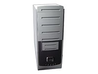 Q-Tec L-MD02 350W PC Geh�use MidiTower 4 x 5.25 Beige/silber