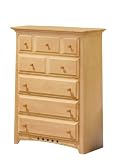 Five Drawer Chest In Natural Finish