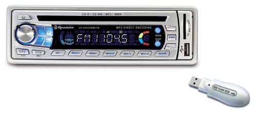 Speicherkarten: Roadstar CD 655 US MP3-CD-Tuner mit USB-Eingang silber