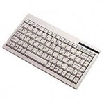 Kompaktanlagen: Keysonic ACK-595 Tastatur PS/2 89 Tasten MS W98 D Weiss
