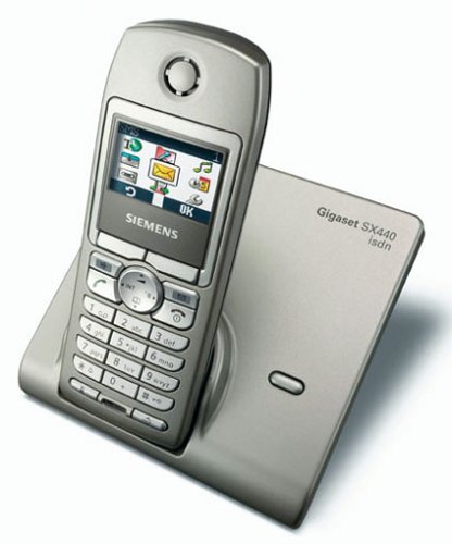 Festplatten: Siemens Gigaset SX440 isdn, silber, Schnurloses Telefon
