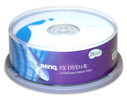 Kamerazubeh&ouml;r: BenQ DVD+R 25er Spindel 4,7GB 8x Speed DVD-Rohlinge