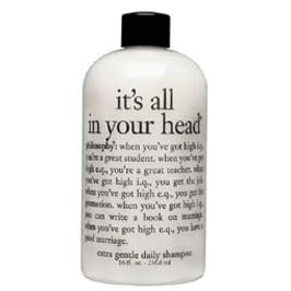 philosophy it's all in your head shampoo