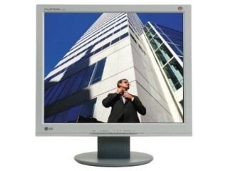 Lautsprecher: LG Flatron L1915SV 19 Zoll TFT Monitor silber/schwarz (Kontrast 500:1, 12ms Reaktionszeit)