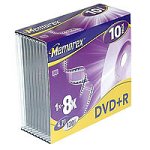 MP3 Player: Memorex DVD+R 8x Speed 10er Slim Jewel Case DVD-Rohlinge
