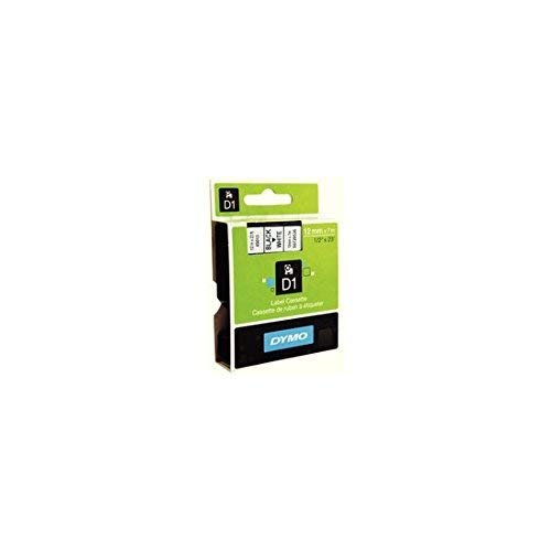 Digitalkameras: Dymo Schriftband Kassette Dymo f�r D1, 12 mm x 7 m, schwarz auf wei�