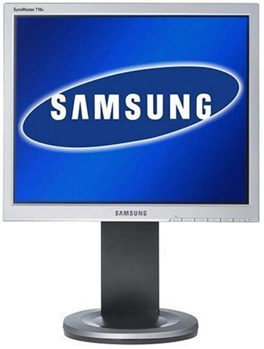 Festplatten: Samsung Syncmaster 710N Pivot 17 Zoll TFT-Monitor silber (Kontrast 600:1, 12 ms Reaktionszeit)