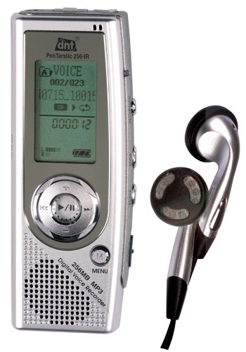 Digitalkameras: dnt Pentastic 256-IR - Tragbares Diktierger�t mit MP3 Player und Radio 256 MB
