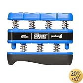 Gripmaster Hand Exerciser Blue, Light Tension (5-Pounds per Finger)