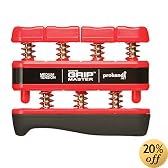 Gripmaster Hand Exerciser Red, Medium Tension (7-Pounds per Finger)