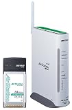 BUFFALO IEEE802.11g/b/a 同時接続対応 無線LAN AirStation BroadBandルータ 無線LANカードセットモデル(WLI-CB-AG54L 1枚付属) WER-A54G54/P
