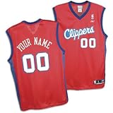 Clippers Reebok Big Kids 05-06 Personalized Rep. Rd. Jersey