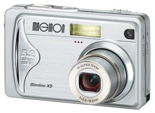 MP3 Player: Maginon Slimline X5 Digitalkamera (5 Megapixel)