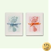 baby footpriny invitation