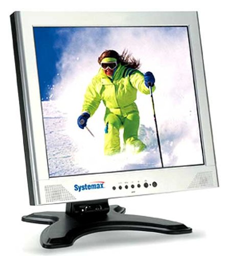 Festplatten: Systemax 19 Zoll TFT Monitor T19-600S, Slimline, 1280 x 1024, 15ms, 600:1, Analog/DVI