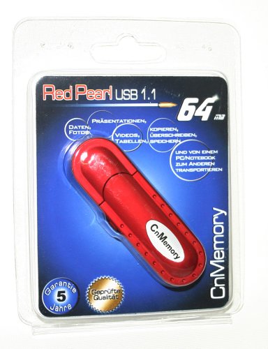 Camcorder: CnMemory "Red/BluePearl" 64MB USB 1.1 USB-Speicher